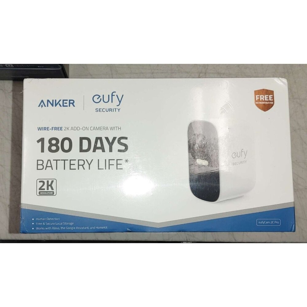 🔥🔥eufy eufyCam 2C Pro 2K Add-on Camera 180D (T81421D1)  Wireless Outdoor Cam